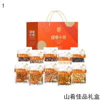 绿帝干货礼盒香菇花菇银耳木耳茶树菇葡萄干甘草西瓜子(随机发货)