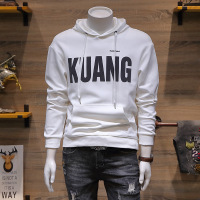 秋季卫衣男新款韩版潮流修身青年字母印花连帽帅气外套男春秋