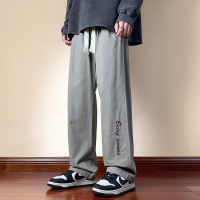 新款运动裤男春秋季潮流青少年休闲男裤子高中学生束脚卫裤