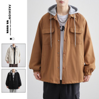 户外春秋季新款防风防水冲锋衣男外套女透气连帽情侣款夹克