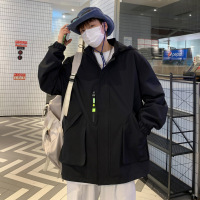 春秋新户外冲锋衣厂家新款男工作服防风防水钓鱼登山服