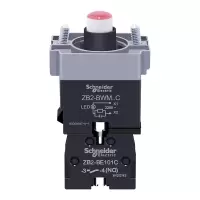 带灯按钮; XB5AW31B1C白色 ;结构形式:平头按钮式;一个