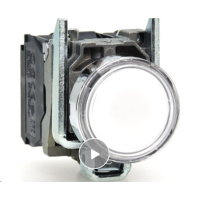 带指示灯按钮; XB4-BW31B5 按钮颜色:白色 一个