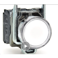 带指示灯按钮; XB4-BW31M5 按钮颜色:白色 一件 (货期:3-5周)