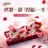 德芙(Dove)巧克力婚庆喜糖果散装批发零食糖果生日情人节中秋节送员工礼物 德芙香浓黑巧克力散装1斤