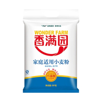 家庭适用小麦粉 通用面粉包子馒头面条饺子 小麦粉5kg*1包