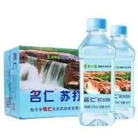 名仁 苏打水饮料 无糖无汽弱碱性水 375ml*24瓶整箱装