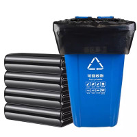 伊晖晟 垃圾袋大号加厚黑色物业酒店环卫超大厨房平口大容量 100*120cm 加厚款 50个/包