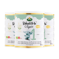 Arla丹麦原装阿拉有机婴幼儿配方奶粉 白金版宝贝与我Baby me 1段(0-6月)600克