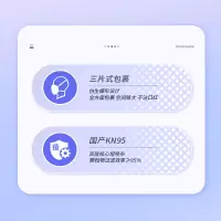海氏海诺KN95非无菌 防护口罩(柳叶口罩)-白色A211独立包装30只/盒