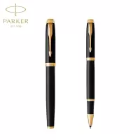 派克(PARKER) IM丽雅黑金夹宝珠笔 圆珠笔 签字笔