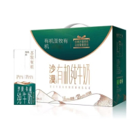 圣牧(shengmu) 沙漠有机纯牛奶 200ml*10盒
