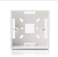 正泰(CHNT)明装盒开关插座86型塑料明盒