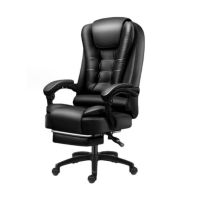 白寅 BY-QDAMY-001 黑色 搁脚 七点按摩 办公椅(单位:把)