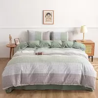 无印良品(MUJI)水洗色织全棉四件套-艺术格调MUJI-TJ23-08