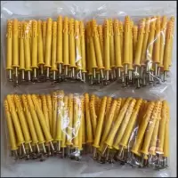塑料膨胀管加长膨胀螺丝6mm涨塞胀管膨胀钉胶塞 100/包