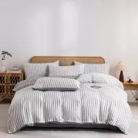 无印良品(MUJI) 水洗棉提花四件套-似水流年MUJI-TJ23-65