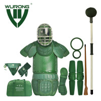 天狼芯 刺杀护具总部款搏击擒敌对抗护具木枪教练环棍11件套-WR1632