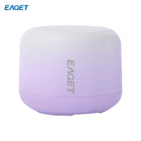 忆捷(EAGET)EK01蓝牙音箱 360度环绕立体声震撼低音音效 蓝牙V5.1播放小巧便携迷你 紫色