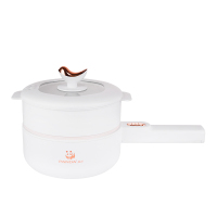 熊猫金标高颜值陶瓷釉内胆多功能电煮锅 TRZG1107 白色