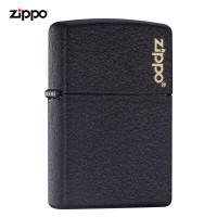 ZIPPO 236-C-000016 黑裂漆-经典商标 防风煤油打火机 防风煤油打火机