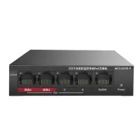 美瑞欧 5口千兆安防监控专用PoE交换机 MCS1505D-P 标配电源(单位:个)