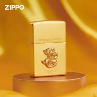 ZIPPO 福运金龙 防风煤油打火机