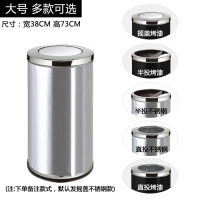 商用大号不锈钢分类垃圾桶 大号港式桶