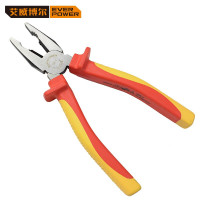艾威博尔 双色柄VDE绝缘钢丝钳 8"(单位:个)