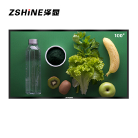 泽显(Zshine)100英寸高清壁挂式广告机windows款商务展示广告宣传数字标牌(非触摸)LC-G100B