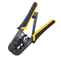 得力(deli) 网络钳棘轮(黄) 4/6/8P DL4971