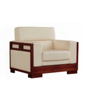 白寅 BY-SF-003 真皮沙发 米白色1020*860*870mm(单位:个)