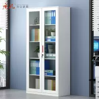 质凡钢制办公柜档案储物柜 通玻文件柜
