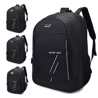 新款高中学生双肩包 商务男士电脑双肩包休闲旅行包背包