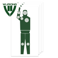 天狼芯 人体部位靶纸打靶纸人体靶170*50cm100张-WR8969