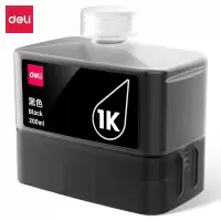 得力(deli) 1K 黑色墨水黑色 1瓶