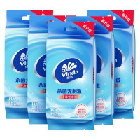 维达 vinda VW1009-5B成人去菌消毒卫士湿巾10片*5包 独立便携装
