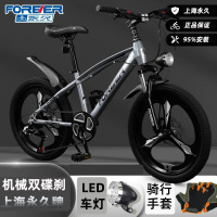 儿童自行车中大童车女男孩童车小学生脚踏山地车公路越野单车