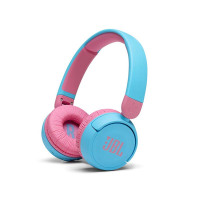 JBL JR310BT 头戴式 无线蓝牙耳包耳机益智玩具沉浸式学习听音乐英语网课学生儿童耳机丰富色彩 海洋蓝