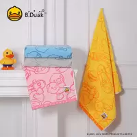 B.Duck小黄鸭纯棉浴巾男洗澡家用吸水不易掉毛女柔软全棉情侣毛巾