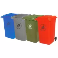 塑料移动垃圾桶