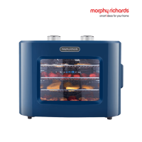 摩飞电器(Morphyrichards)水果烘干机家用食品风干机小型宠物零食蔬干果机 MR6255蓝色