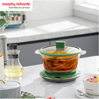 摩飞电器(Morphyrichards)电炖锅隔水炖锅燕窝炖盅炖汤电煮锅煮粥锅电炖盅 MR9081清新绿