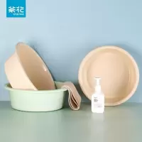 加厚耐摔洗脸盆面盆塑料学生洗衣盆 颜色随机 36cm加厚耐摔