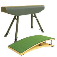 天狼芯 体操木马加踏板套装体能测试比赛助跳板训练起跳板六簧踏板+木马-WR8108