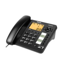 飞利浦(PHILIPS)录音电话机 固定座机 办公家用 留言答录 连接电脑软件 海量存储 CORD285黑色