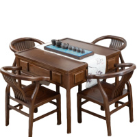 白寅 BY-DGNCZ 多功能实木餐桌 4把椅子(单位:套)