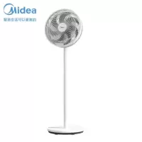 美的(Midea)家用电风扇 三档风速 广角送风三页柔和风升降摇头落地扇 FSA30YB