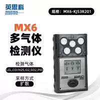 英思科 MX6多气体检测仪KJ53R201 可测LEL(C5H12),CO/H2S,O2,SO2,PID