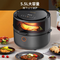 九阳(Joyoung) KL55-VF531空气炸锅家用多功能智能 5.5L大容量可视窗口 智能触控 无油煎炸 烤箱